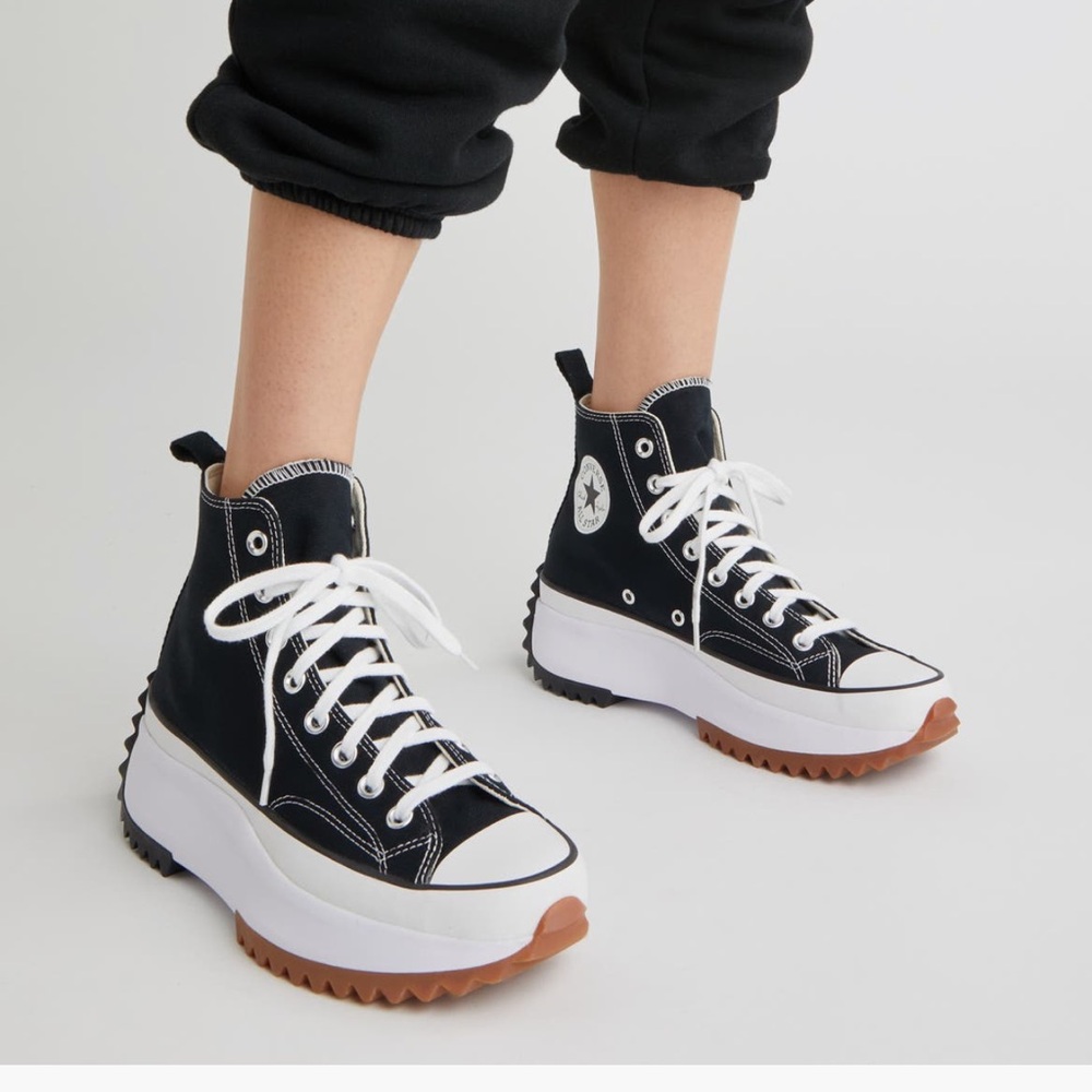 Chuck Taylor Converse Run Star All star hike High Top Black 10